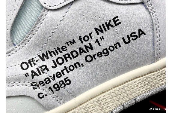1 Retro O-W High Air AQ0818-100 White  100 AQ0818 Jordan 0722